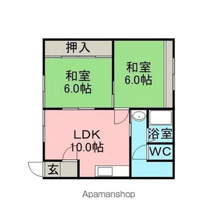 井立アパート【1階】の間取り
