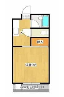 コーポナガトモ【301号室】の間取り