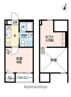 CLOVER(クローバー)【1階】の間取り