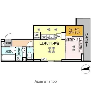 CasaPino【1階】の間取り