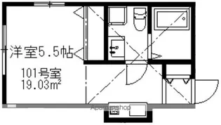 アーバンコート二俣川B棟【101号室号室】の間取り
