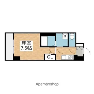 エスリード今池アヴェール【5階】の間取り