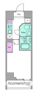 レジディア虎ノ門【2階】の間取り