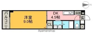 Lumiere DUO SA館【206号室】の間取り