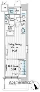 プレノ清澄庭園【4階】の間取り
