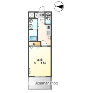 Crecia M【1階】の間取り