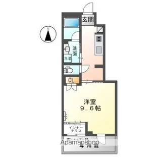 プランドール F【1階】の間取り