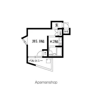 カーサ上社【2階】の間取り