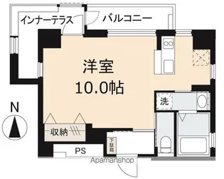 SPAZIO NISHIKIMACHI【203号室】の間取り