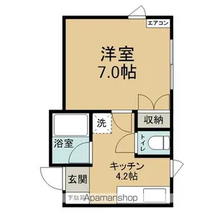 ハウジング373【2-5号室】の間取り