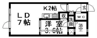 エスパス5・5【2階】の間取り