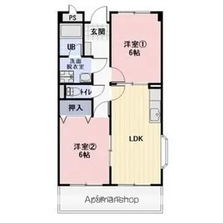 LIMPIAグランドパーク早川【401号室】の間取り