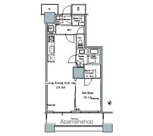 THE TOKYO TOWERS MIDTOWER【20階】の間取り