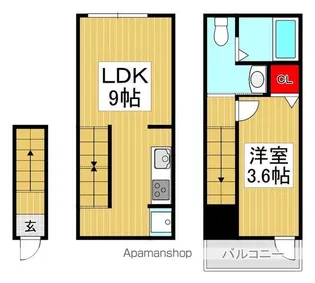 MOK−URBAN TODAKOEN【2階】の間取り