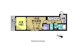 グランダ千葉【2階】の間取り