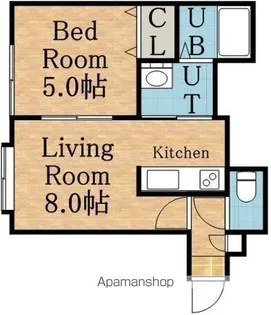 ヴィオレッテⅡ【1階】の間取り