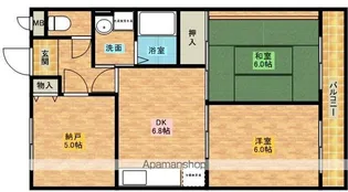 プリモディーネ高石【1階】の間取り