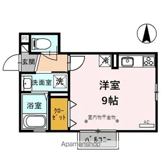ジェム・ノワール【1階】の間取り
