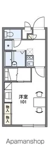 レオパレスエスペランサ【205号室】の間取り