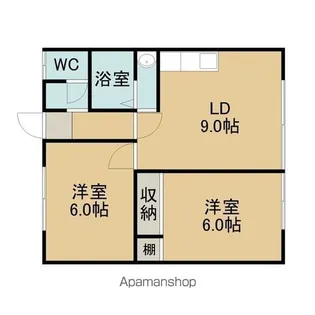 しおさいハイツ【2階】の間取り