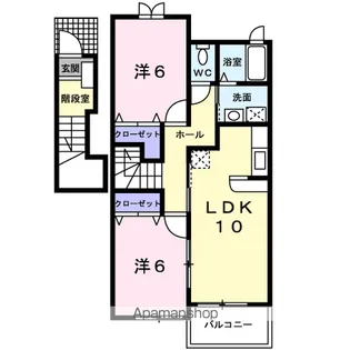 プラシードフィルⅣ【2階】の間取り