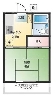 カーサ長崎【2階】の間取り
