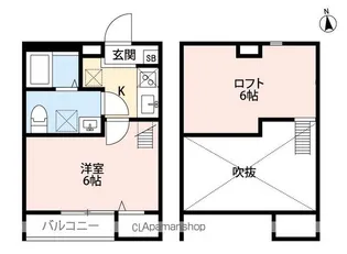 ウィステリア上本郷【2階】の間取り