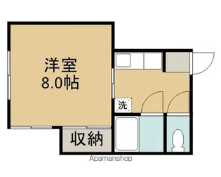 白樺ハウス【203号室】の間取り