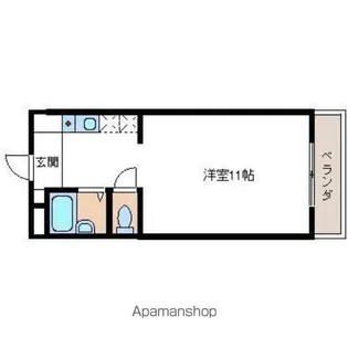 ヴィラRY【2E号室】の間取り