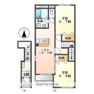 アーバンコートM【2階】の間取り