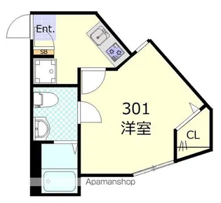 CSスクエア【3階】の間取り