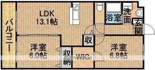 タンドレス【3階】の間取り