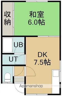 コーポリバティ(コーポリバティ)【5号室】の間取り