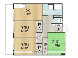 普門寺Sハイツ【205号室】の間取り