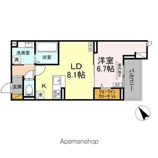 CRADLE【2階】の間取り