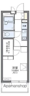 レオパレスユートピアコート【2階】の間取り