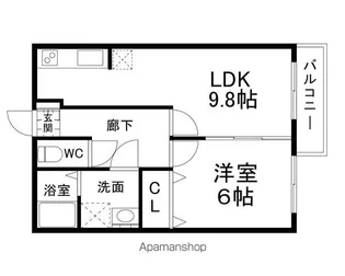 メゾン栗東【2階】の間取り