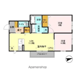 VILLETTA【2階】の間取り