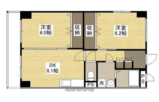 ハイネ横川【5階】の間取り
