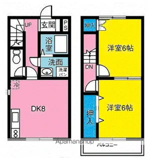 DUPLEX国王353【1階】の間取り