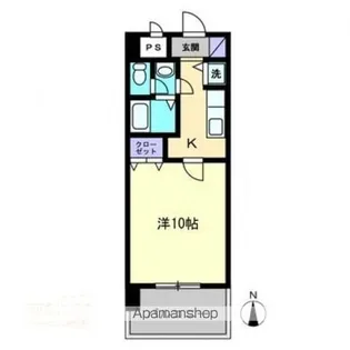 1Kの間取り画像