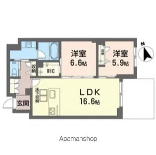 ソレイユ ルヴァン【1階】の間取り