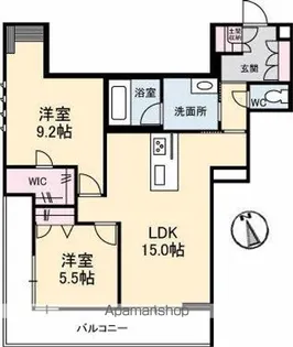 グレイスフォート伏石中央【2階】の間取り