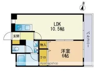 津村ビル【5階】の間取り