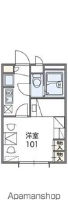 レオパレスWing【1階】の間取り