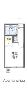 レオパレスサンハイム【1階】の間取り