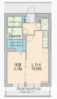 グローバルヒルズ【1階】の間取り