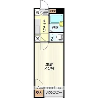 ビートルハウス【302号室】の間取り