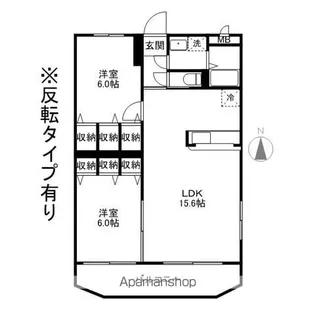 ルシエル浜町【106号室】の間取り