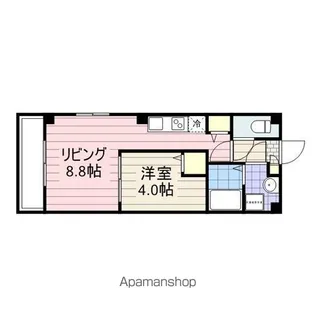 グレイスコート神明町【2階】の間取り